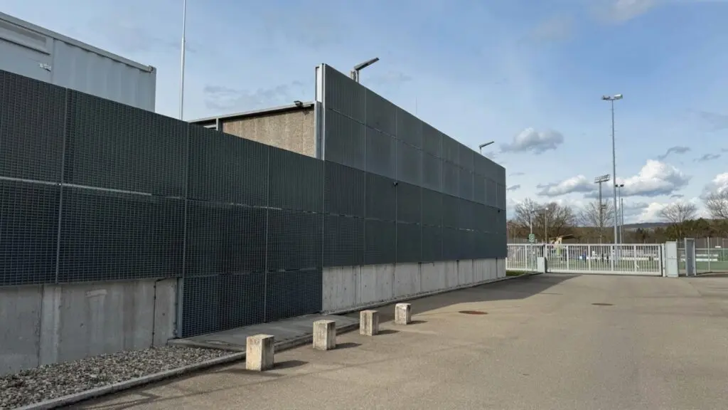 Sicherheitszaun und Perimeterschutz am Datacenter Thurgau